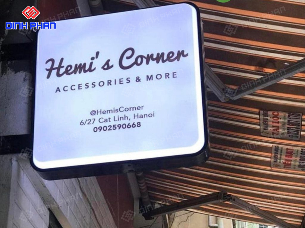 Làm Hộp Đèn Hút Nổi Vuông Hiện Đại, Cao Cấp Làm Hộp Đèn Hút Nổi Vuông Hiện Đại, Cao Cấp