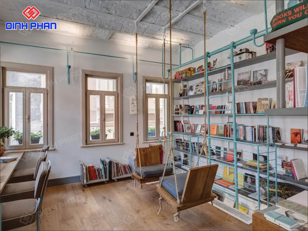 Thiết Kế Cafe Sách Tinh Tế, Cực Chill Cho Người Yêu Sách Thiết Kế Cafe Sách Tinh Tế, Cực Chill Cho Người Yêu Sách