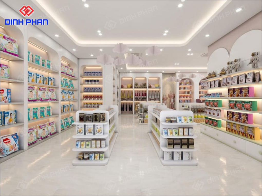 Top 20 Mẫu Thiết Kế Cửa Hàng Bỉm Sữa Đẹp Mê, Hút Khách Top 20 Mẫu Thiết Kế Cửa Hàng Bỉm Sữa Đẹp Mê, Hút Khách