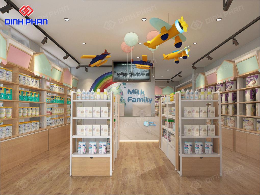 Top 20 Mẫu Thiết Kế Cửa Hàng Bỉm Sữa Đẹp Mê, Hút Khách Top 20 Mẫu Thiết Kế Cửa Hàng Bỉm Sữa Đẹp Mê, Hút Khách