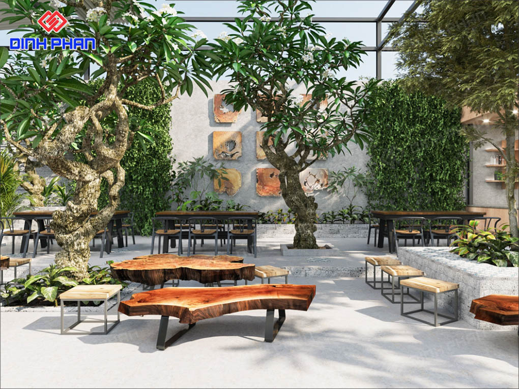 20+ Mẫu Thiết Kế Quán Cafe Sân Vườn Mới Lạ, Hot Trend