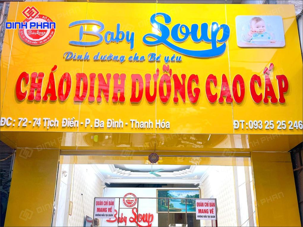 15+ Mẫu Thiết Kế Quán Cháo Dinh Dưỡng Đẹp Mắt, Hấp Dẫn