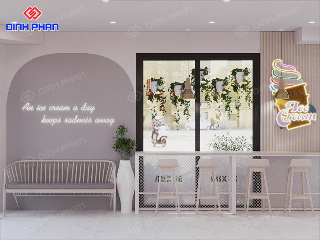Top 25 Mẫu Thiết Kế Quán Kem Nhỏ Độc Đáo, Hút Khách Top 25 Mẫu Thiết Kế Quán Kem Nhỏ Độc Đáo, Hút Khách