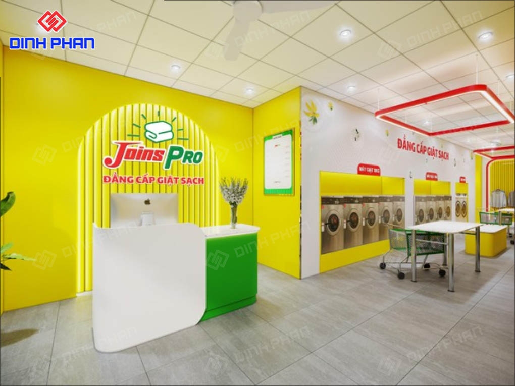 Thiết Kế Tiệm Giặt Ủi Trọn Gói Đẹp Mắt, Sạch Sẽ, Hút Khách Thiết Kế Tiệm Giặt Ủi Trọn Gói Đẹp Mắt, Sạch Sẽ, Hút Khách