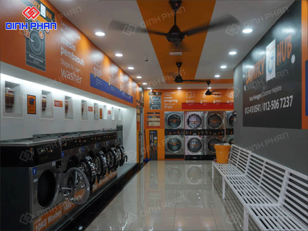 Thiết Kế Tiệm Giặt Ủi Trọn Gói Đẹp Mắt, Sạch Sẽ, Hút Khách Thiết Kế Tiệm Giặt Ủi Trọn Gói Đẹp Mắt, Sạch Sẽ, Hút Khách