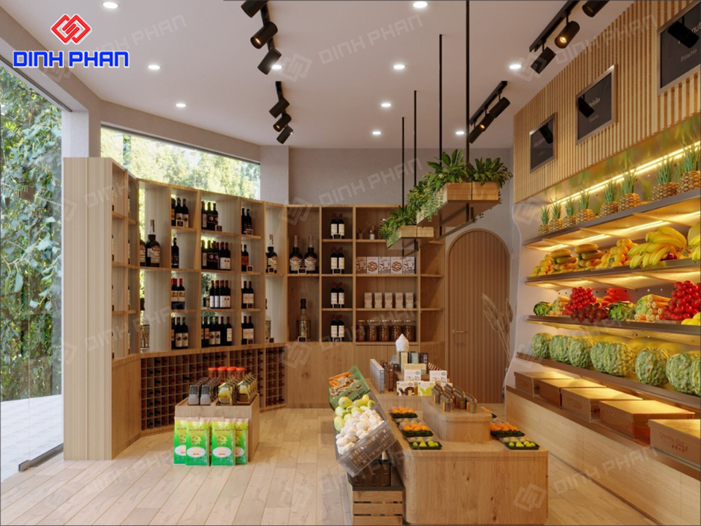 20+ Mẫu Thiết Kế Cửa Hàng Hoa Quả Nổi Bật, Thu Hút