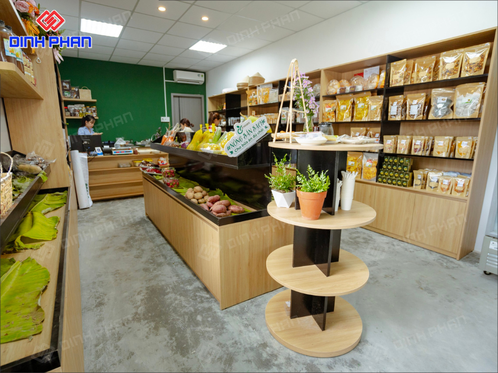 15+ Mẫu Thiết Kế Cửa Hàng Thực Phẩm Sạch Đẹp, Hiện Đại