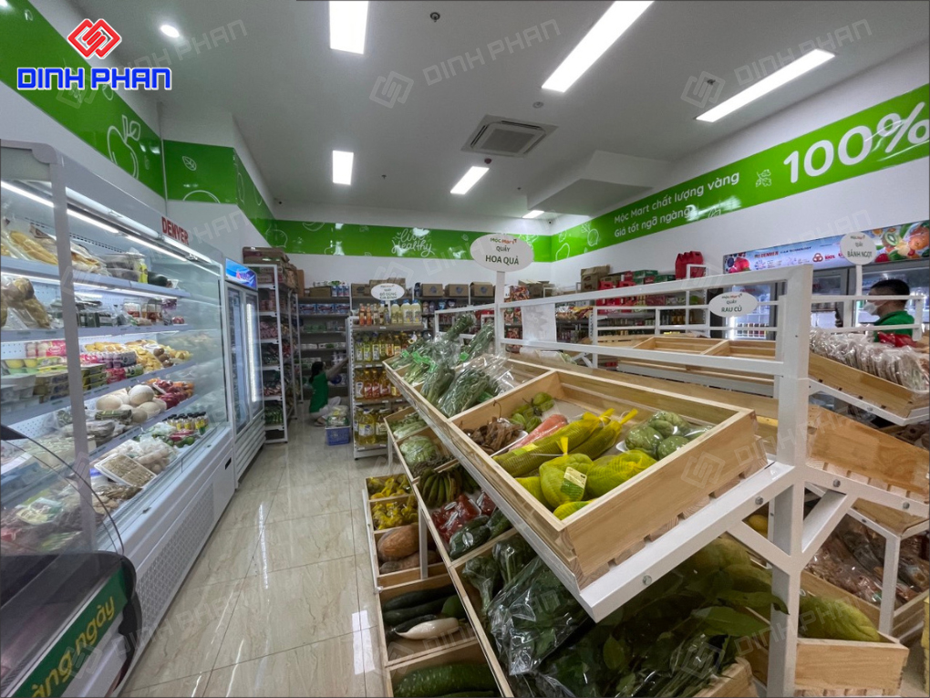 15+ Mẫu Thiết Kế Cửa Hàng Thực Phẩm Sạch Đẹp, Hiện Đại