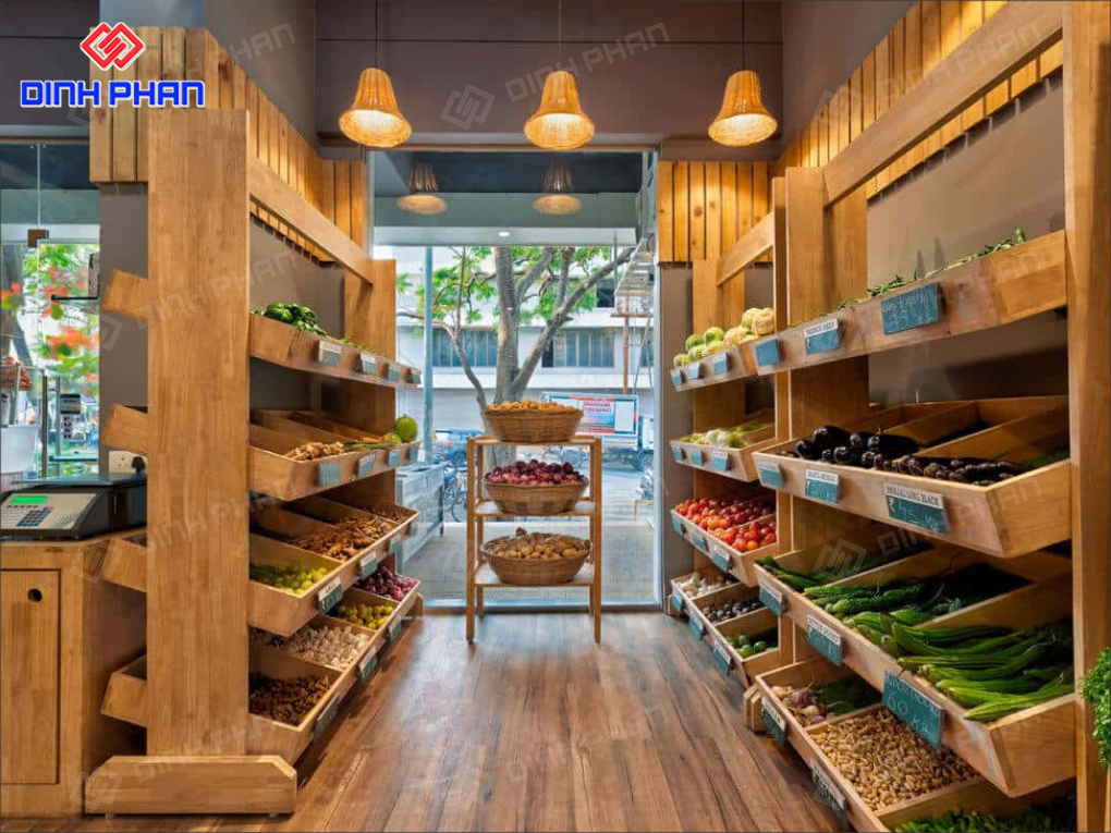 15+ Mẫu Thiết Kế Cửa Hàng Thực Phẩm Sạch Đẹp, Hiện Đại