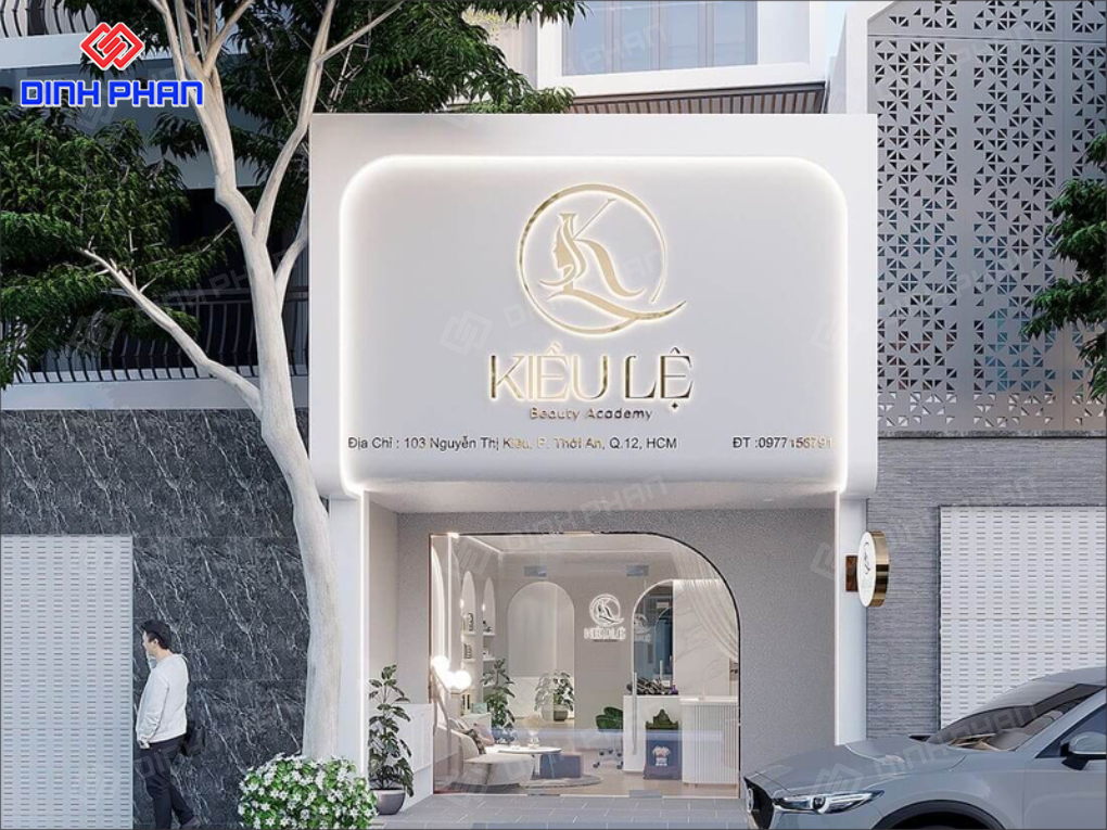 Thiết Kế Mặt Tiền Spa Đẹp Ấn Tượng, Thi Công Trọn Gói