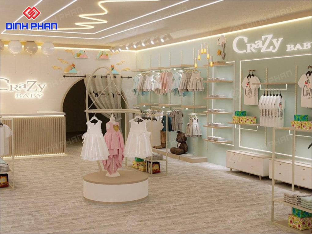 25+ Mẫu Thiết Kế Shop Quần Áo Trẻ Em Đẹp, Thời Thượng