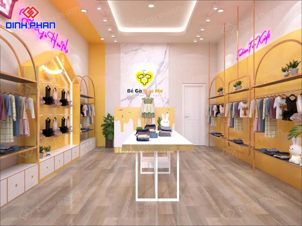 25+ Mẫu Thiết Kế Shop Quần Áo Trẻ Em Đẹp, Thời Thượng