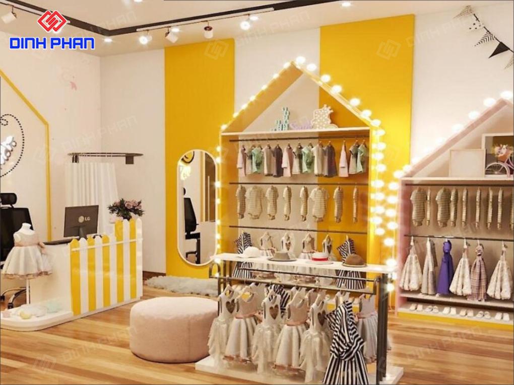 25+ Mẫu Thiết Kế Shop Quần Áo Trẻ Em Đẹp, Thời Thượng