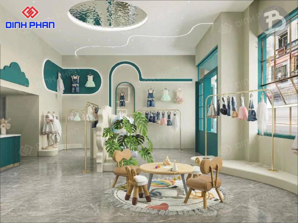 25+ Mẫu Thiết Kế Shop Quần Áo Trẻ Em Đẹp, Thời Thượng