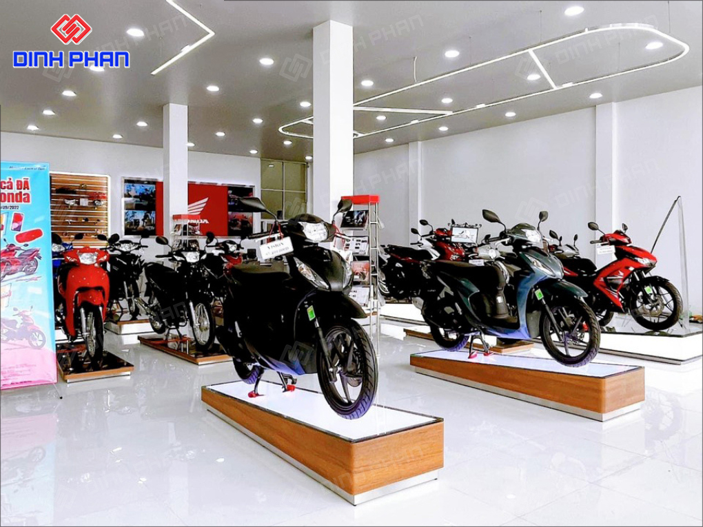 Thiết Kế Showroom Xe Máy Phong Cách, Chuyên Nghiệp Thiết Kế Showroom Xe Máy Phong Cách, Chuyên Nghiệp