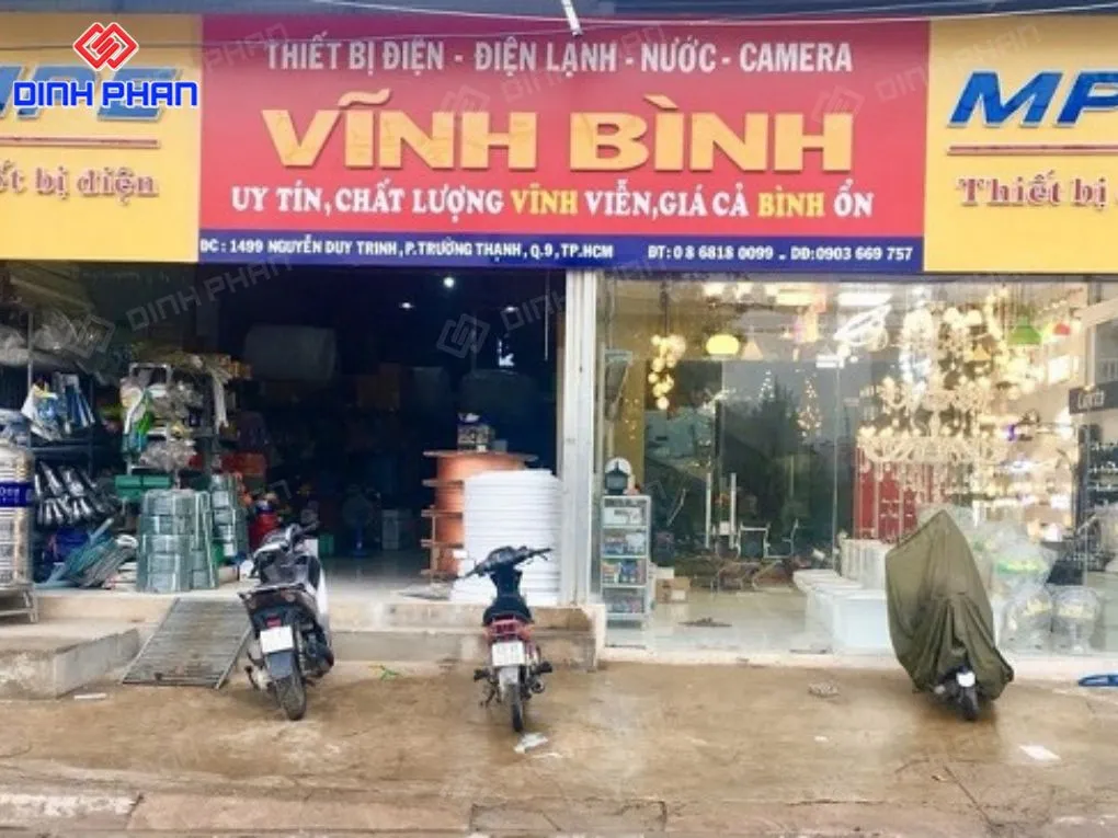 Bảng hiệu cửa hàng điện nước