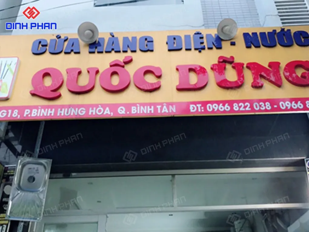 Bảng hiệu điện nước