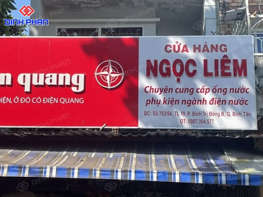 Bảng hiệu điện nước