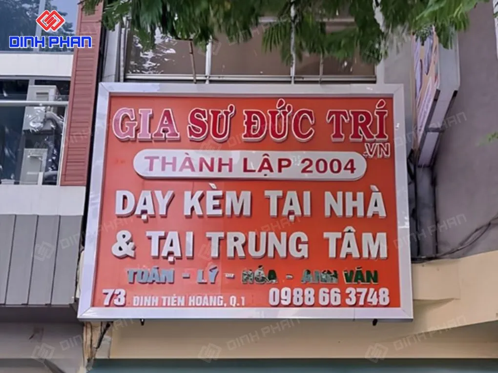 Bảng hiệu lớp dạy thêm