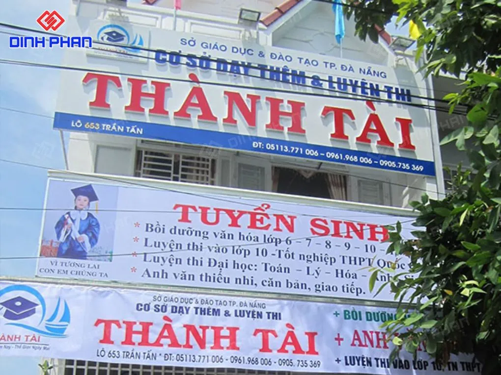 Bảng hiệu lớp dạy thêm