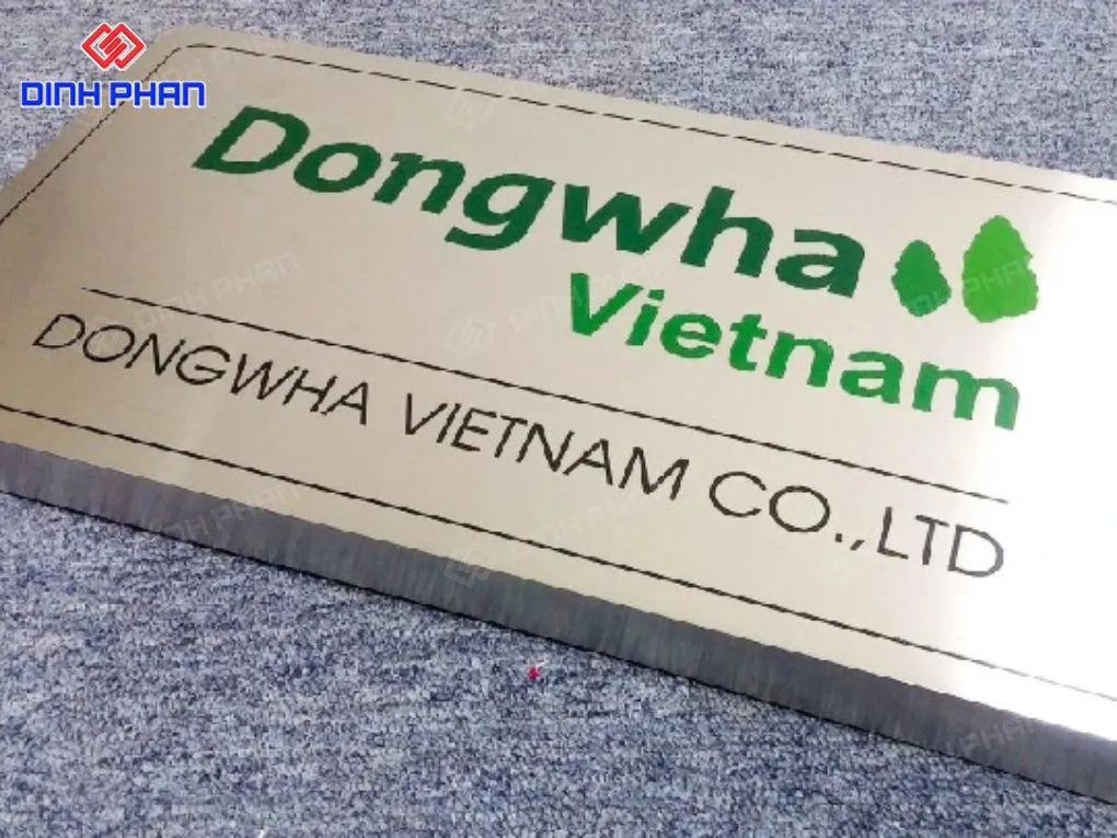 Bảng tên inox