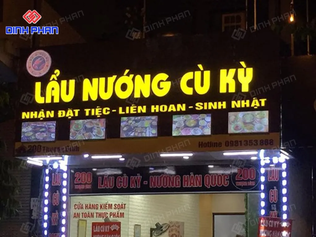 Biển lẩu nướng