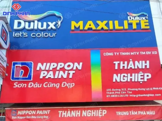 Biển quảng cáo cửa hàng sơn