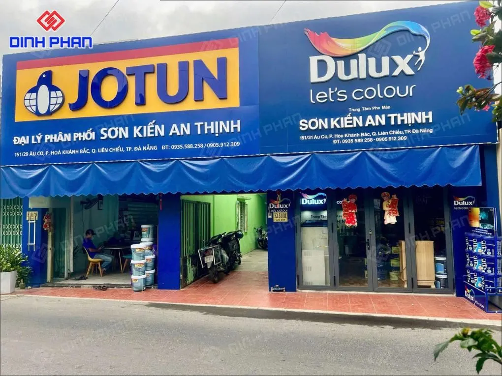 Biển quảng cáo cửa hàng sơn