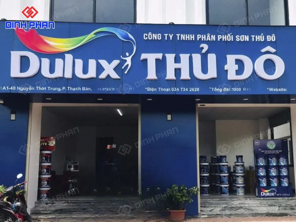 Biển quảng cáo cửa hàng sơn