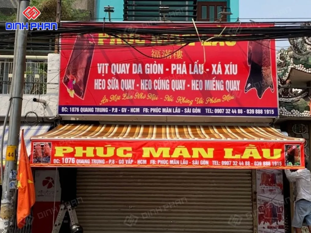 Biển quảng cáo vịt quay