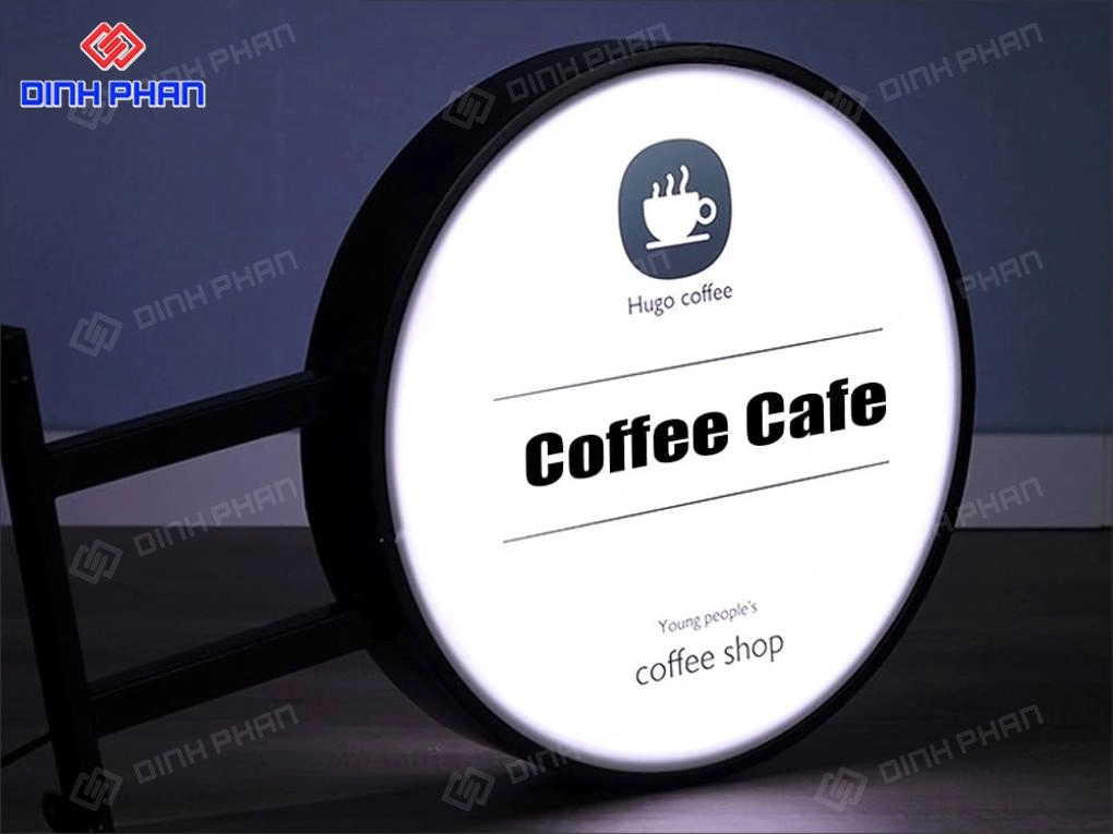 Cách chọn biển vẫy quán cafe vừa đẹp vừa tiết kiệm chi phí tối đa