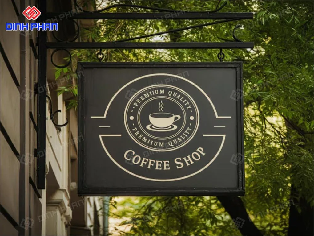 Cách chọn biển vẫy quán cafe vừa đẹp vừa tiết kiệm chi phí tối đa