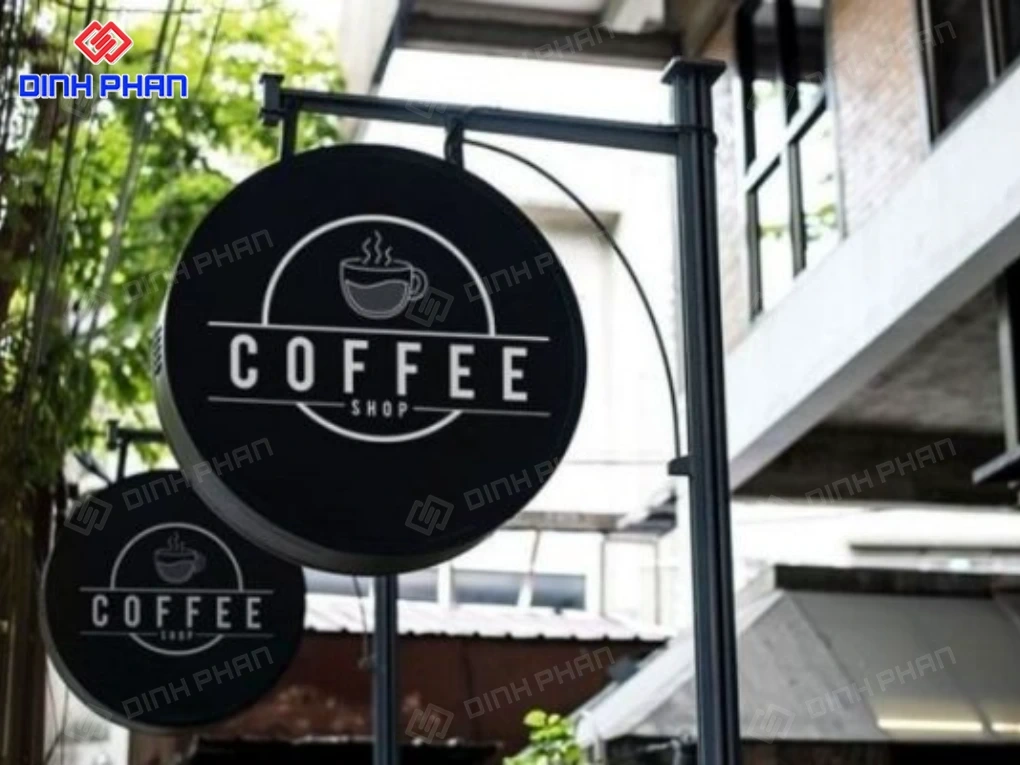 Cách chọn biển vẫy quán cafe vừa đẹp vừa tiết kiệm chi phí tối đa