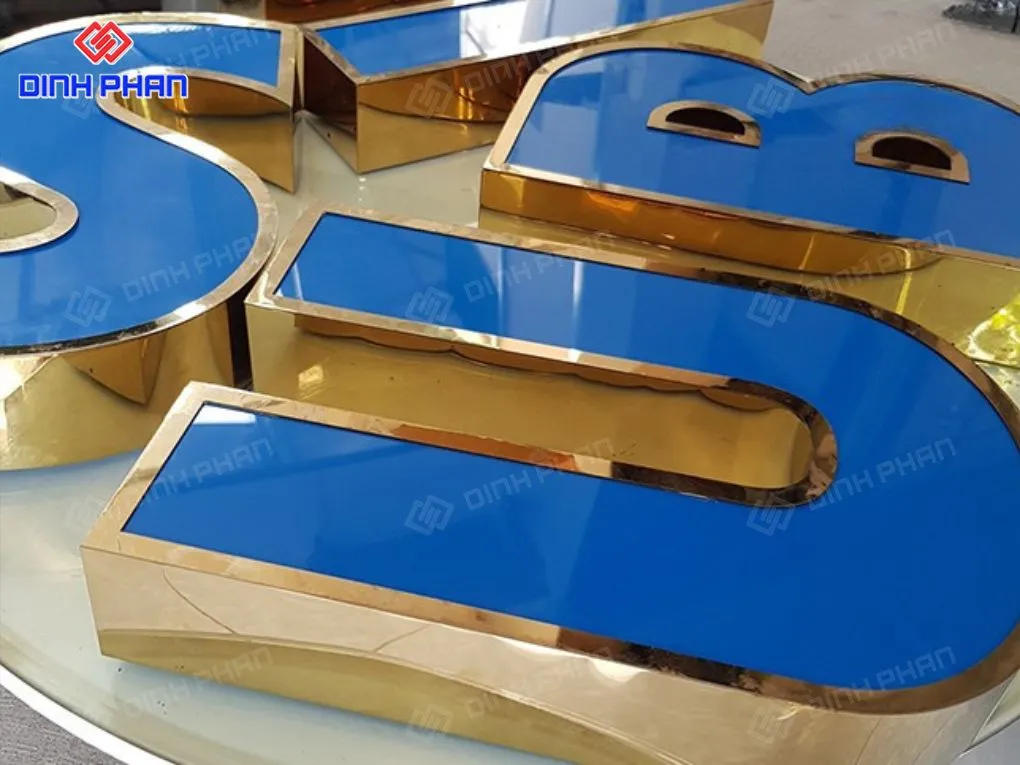 Gia công chữ inox lọng viền