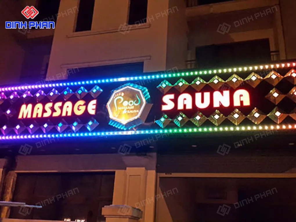 Làm bảng hiệu massage