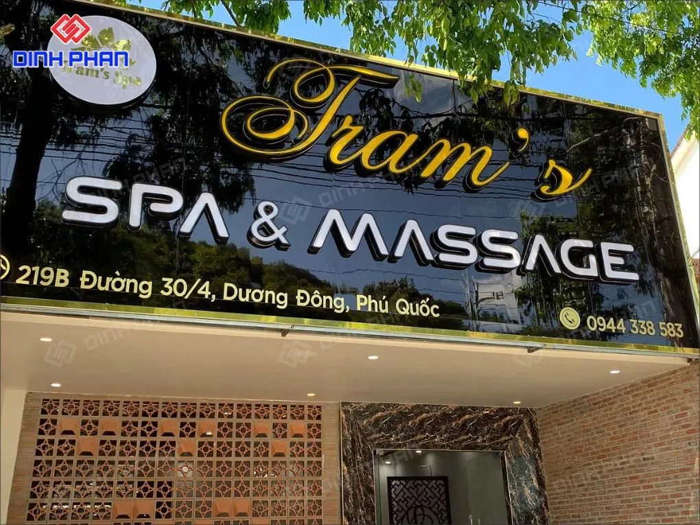 Làm bảng hiệu massage