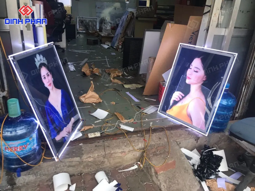 Làm tranh điện Led 