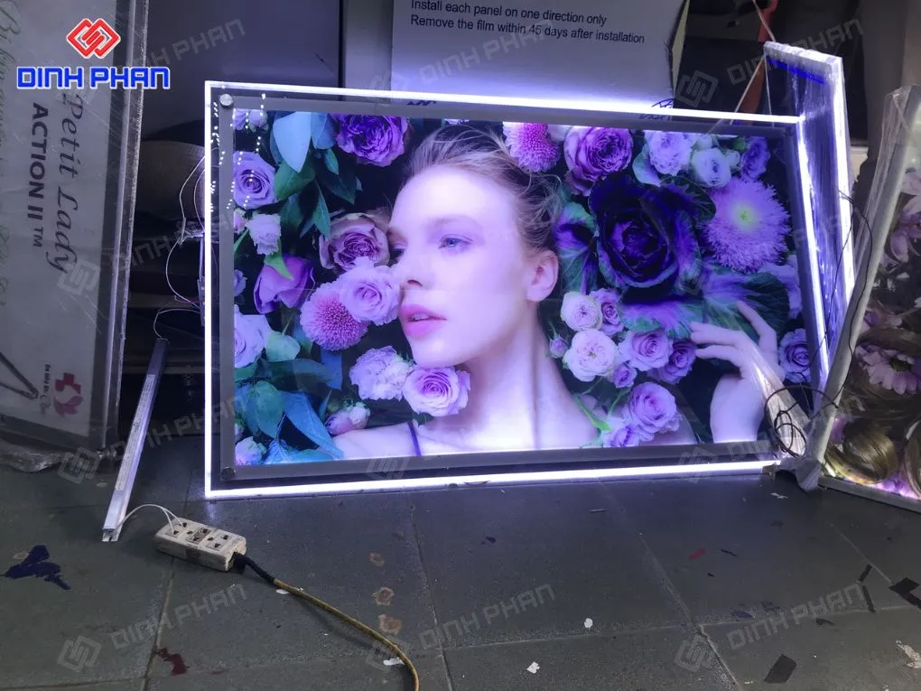 Làm tranh điện Led 