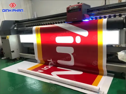 Thi công biển bạt 3m in UV trọn gói: Thiết kế, in, gia công, lắp đặt