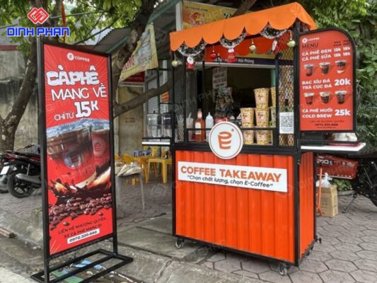 Bảng hiệu cafe mang đi