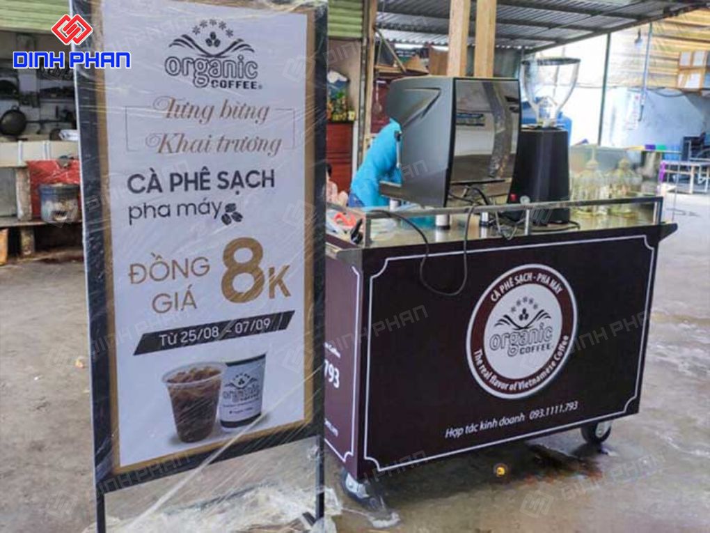 Bảng hiệu cafe mang đi
