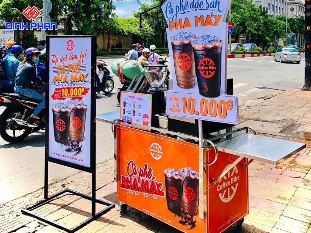 Bảng hiệu cafe mang đi