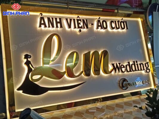 Bảng hiệu chữ nổi đèn LED