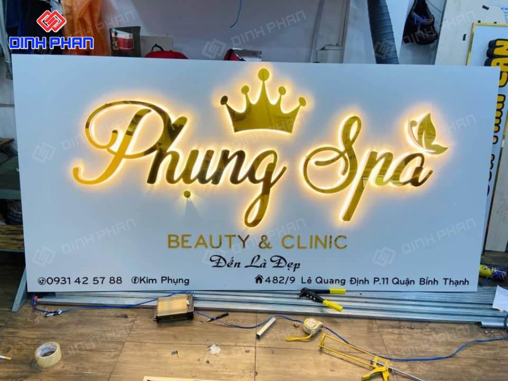 Bảng hiệu chữ nổi đèn LED
