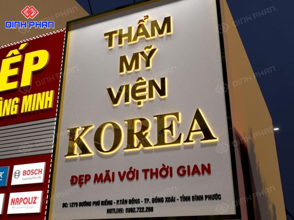 Bảng hiệu chữ nổi đèn LED