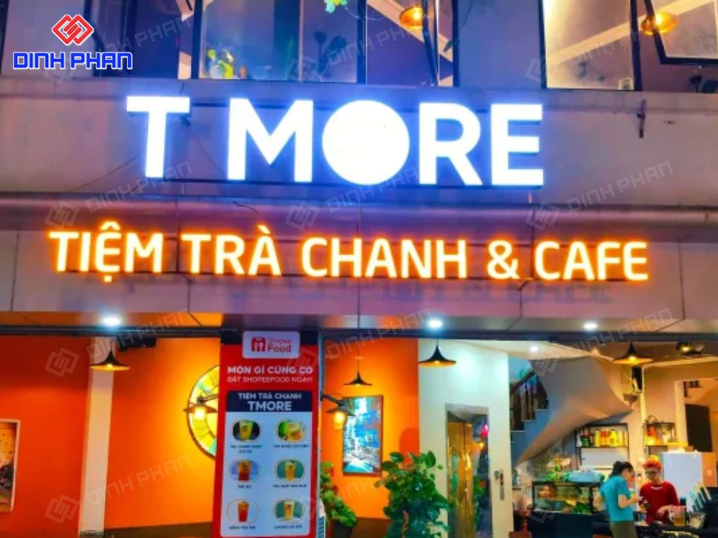 Bảng hiệu trà chanh