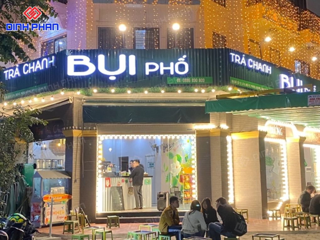 Bảng hiệu trà chanh
