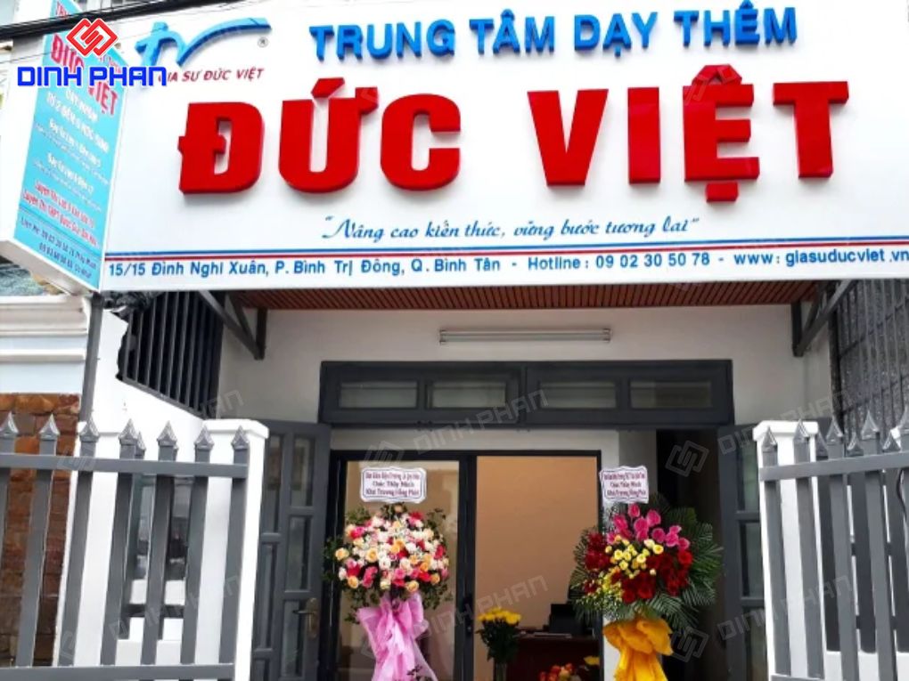Bảng hiệu trung tâm dạy thêm