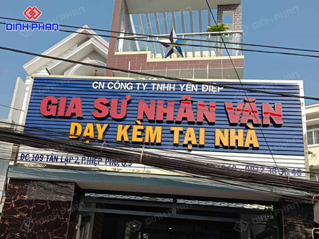 Bảng hiệu trung tâm dạy thêm