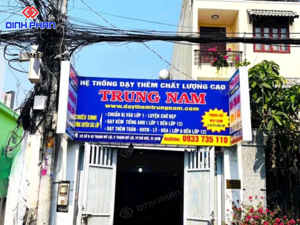 Bảng hiệu trung tâm dạy thêm